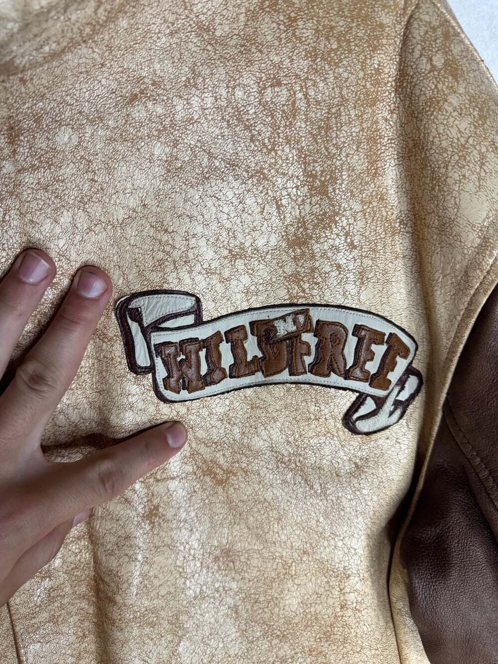 Baez Looney Tunes Wild West Varsity Jacket - Picture 2 of 5